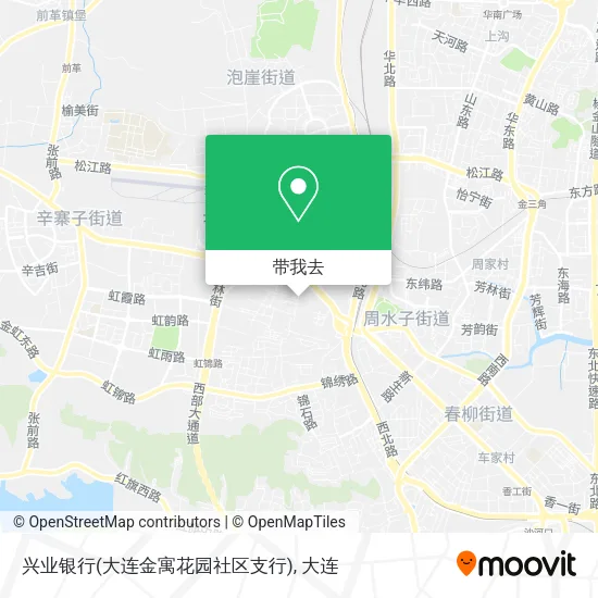 兴业银行(大连金寓花园社区支行)地图