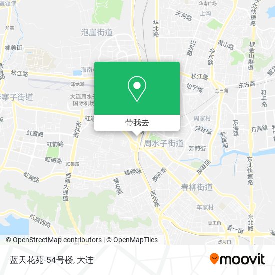 蓝天花苑-54号楼地图
