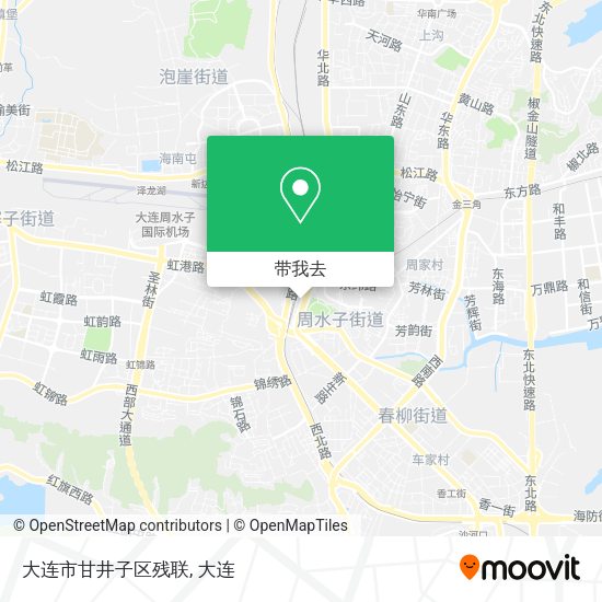大连市甘井子区残联地图