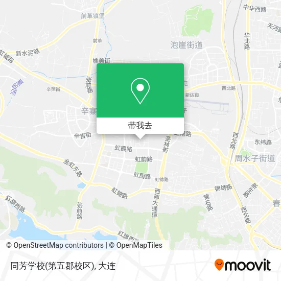 同芳学校(第五郡校区)地图