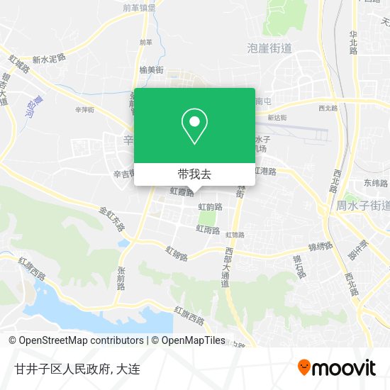 甘井子区人民政府地图