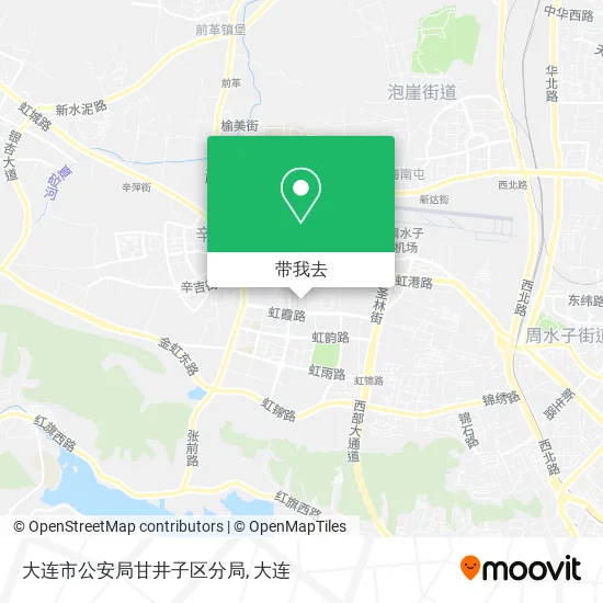 大连市公安局甘井子区分局地图