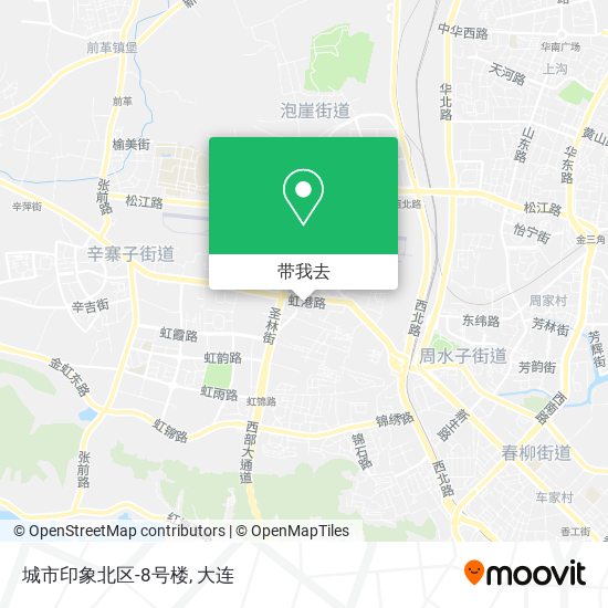 城市印象北区-8号楼地图