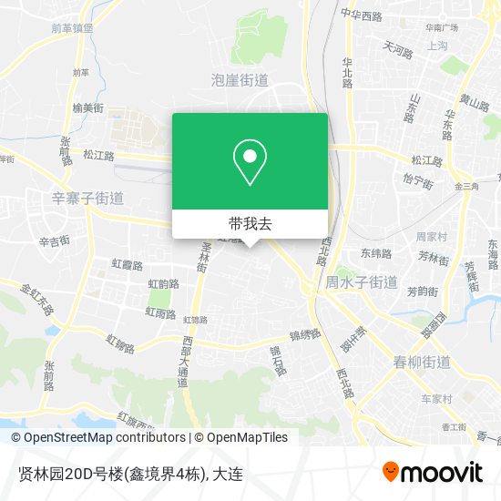 贤林园20D号楼(鑫境界4栋)地图