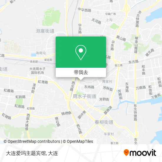 大连爱玛主题宾馆地图