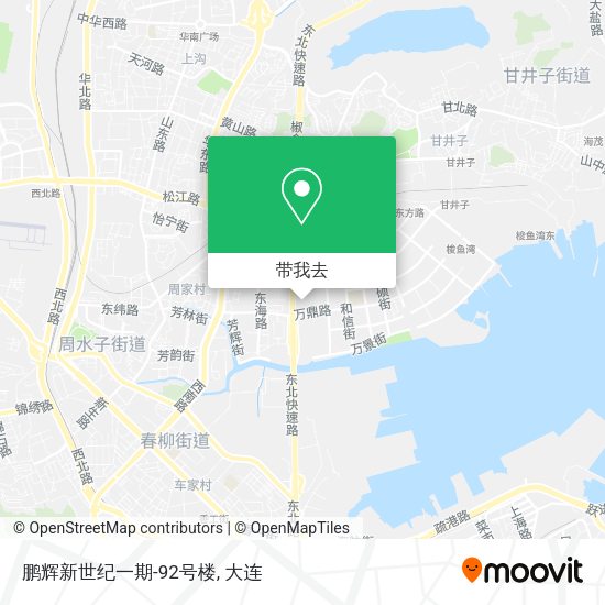 鹏辉新世纪一期-92号楼地图