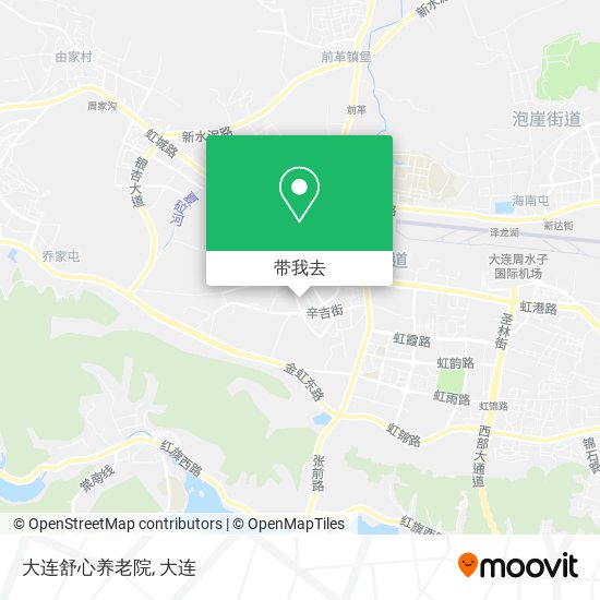 大连舒心养老院地图