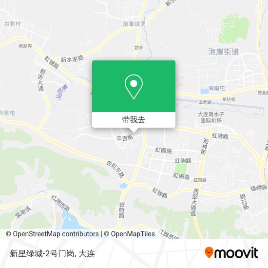新星绿城-2号门岗地图