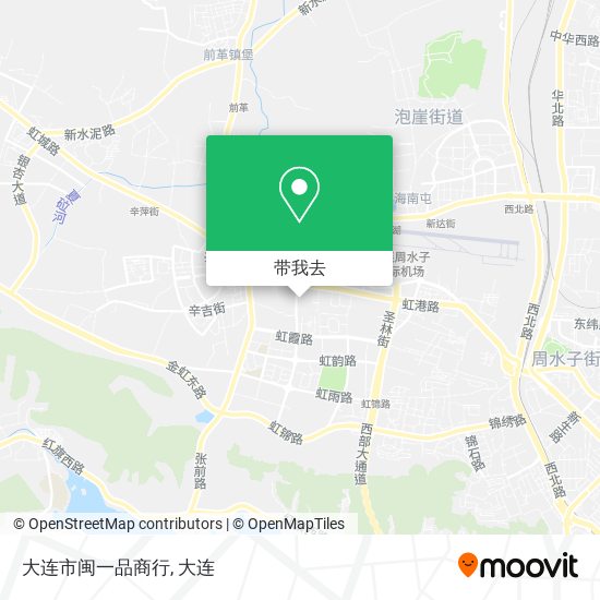 大连市闽一品商行地图