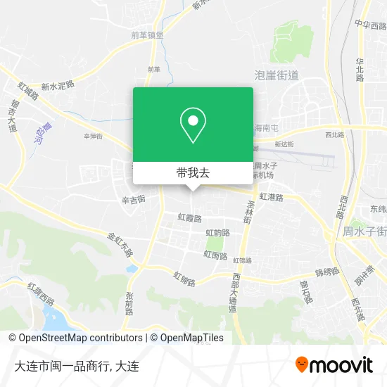 大连市闽一品商行地图