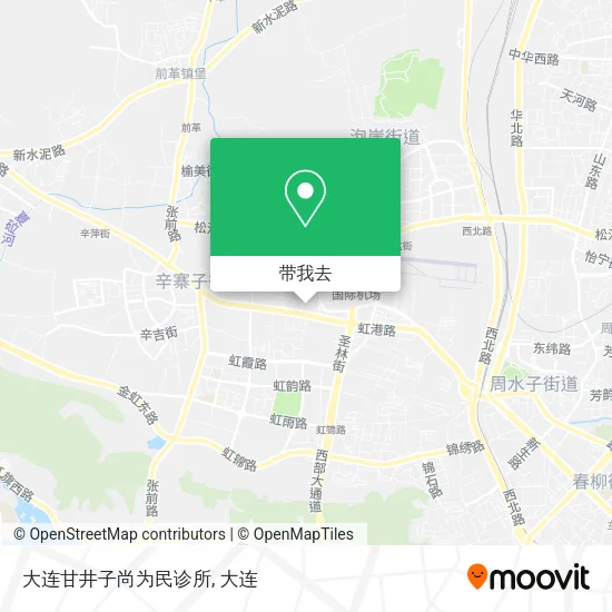 大连甘井子尚为民诊所地图