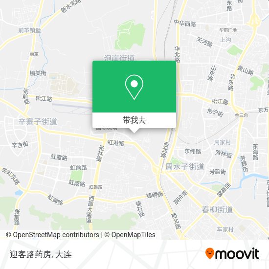 迎客路药房地图