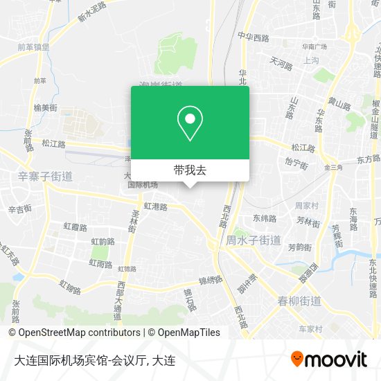 大连国际机场宾馆-会议厅地图