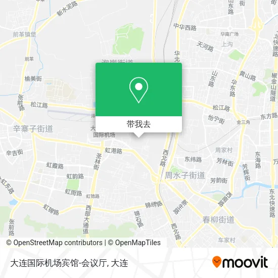 大连国际机场宾馆-会议厅地图