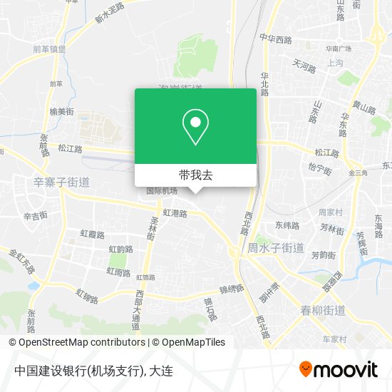 中国建设银行(机场支行)地图