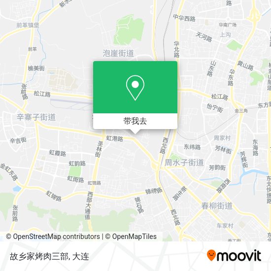 故乡家烤肉三部地图