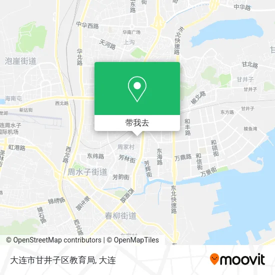 大连市甘井子区教育局地图