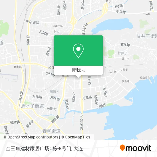 金三角建材家居广场C栋-8号门地图