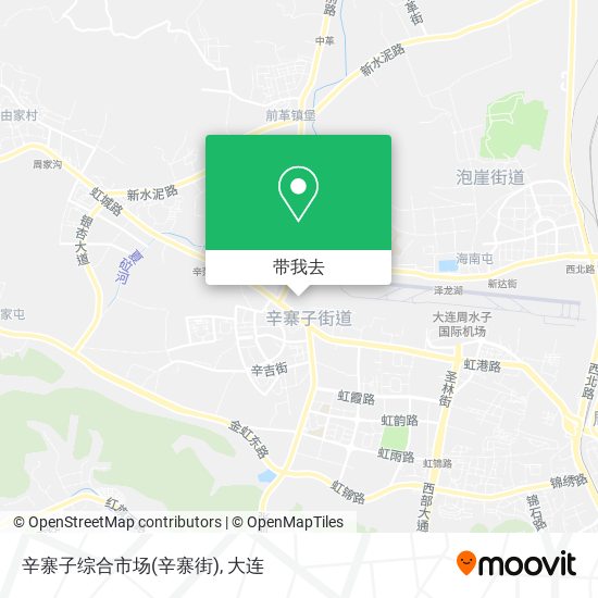 辛寨子综合市场(辛寨街)地图