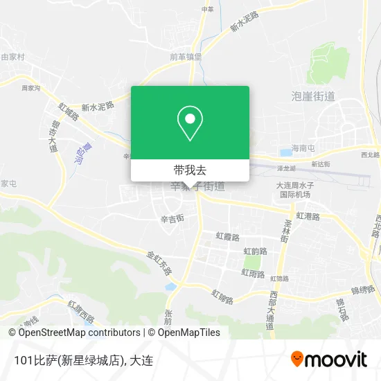 101比萨(新星绿城店)地图