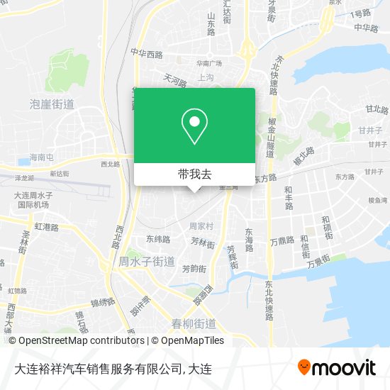 大连裕祥汽车销售服务有限公司地图