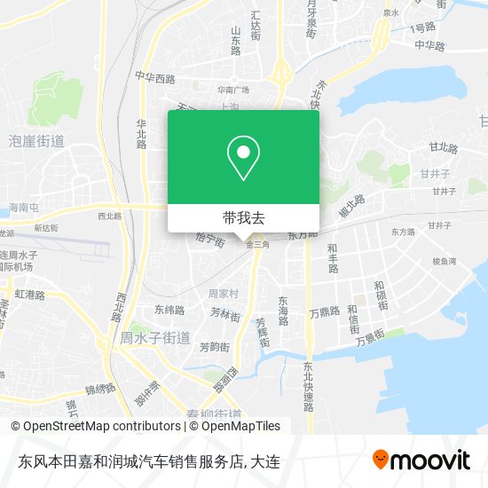 东风本田嘉和润城汽车销售服务店地图