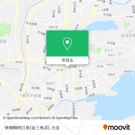 铁蝈蝈炖江鱼(金三角店)地图