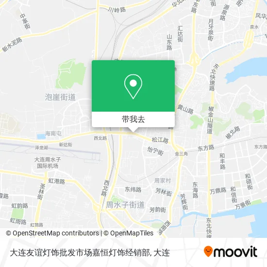 大连友谊灯饰批发市场嘉恒灯饰经销部地图