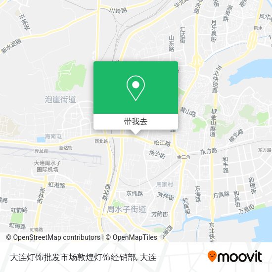 大连灯饰批发市场敦煌灯饰经销部地图