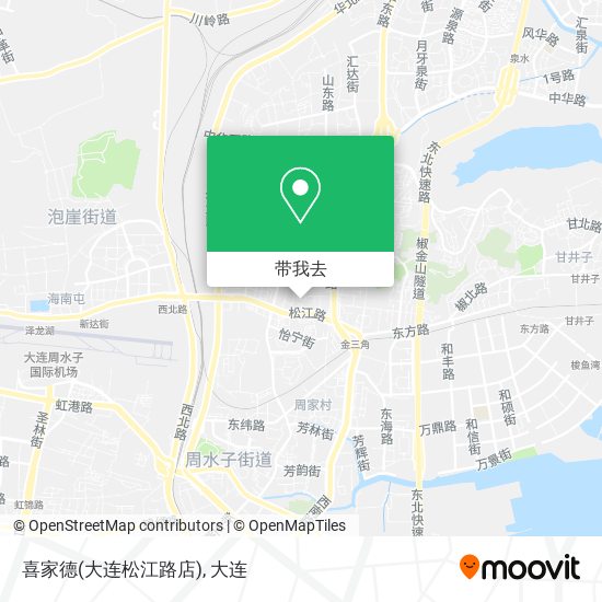 喜家德(大连松江路店)地图