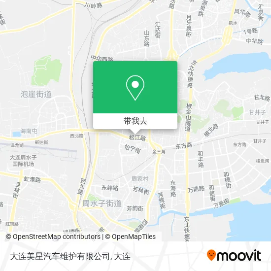 大连美星汽车维护有限公司地图