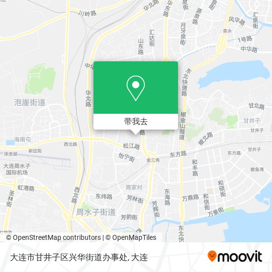 大连市甘井子区兴华街道办事处地图