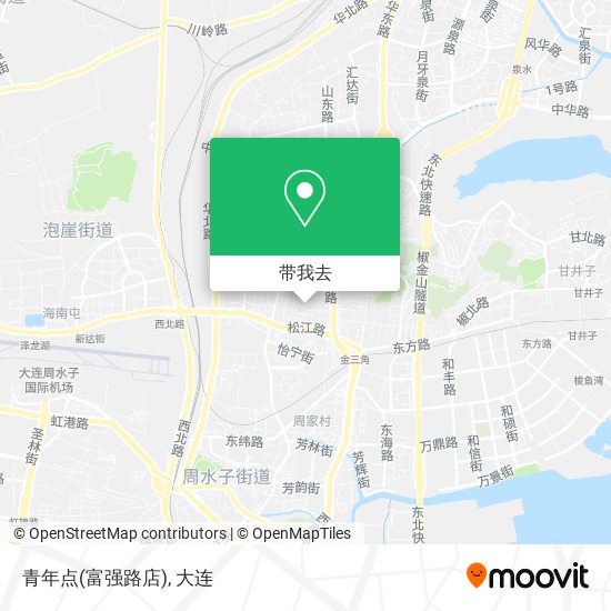 青年点(富强路店)地图