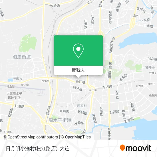 日月明小渔村(松江路店)地图