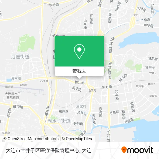 大连市甘井子区医疗保险管理中心地图