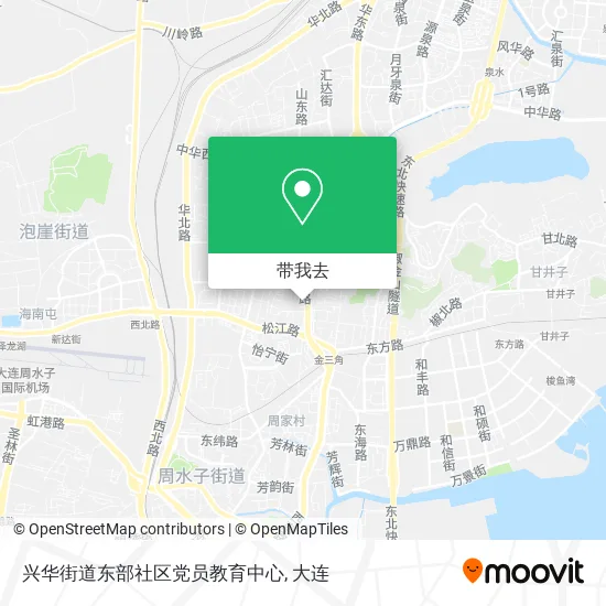 兴华街道东部社区党员教育中心地图