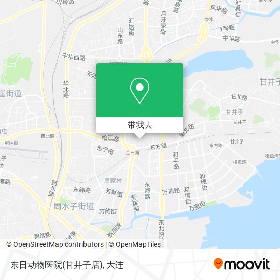东日动物医院(甘井子店)地图
