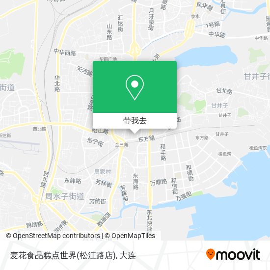麦花食品糕点世界(松江路店)地图