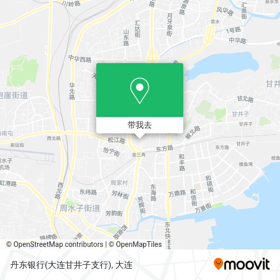 丹东银行(大连甘井子支行)地图