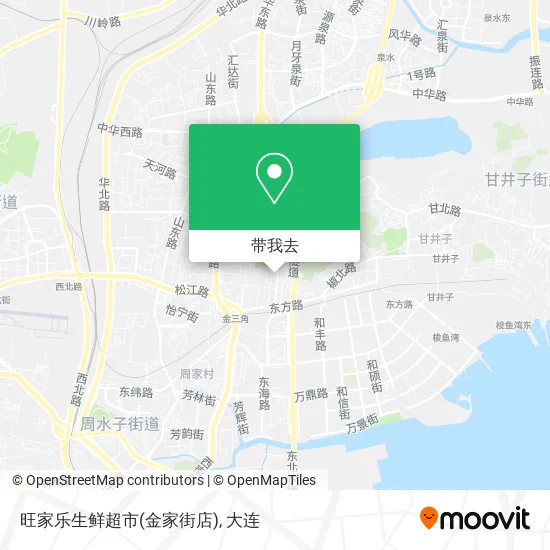 旺家乐生鲜超市(金家街店)地图