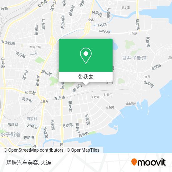 辉腾汽车美容地图