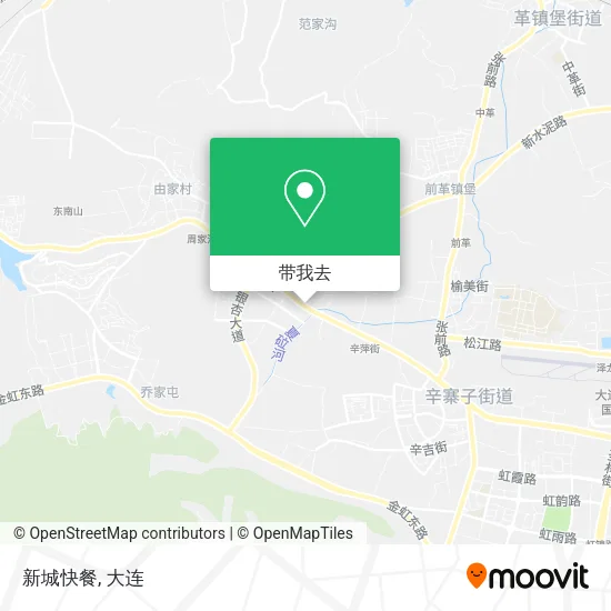 新城快餐地图