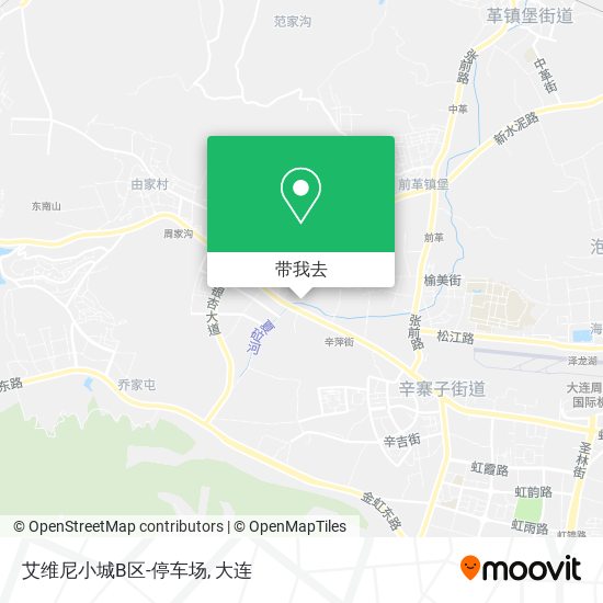 艾维尼小城B区-停车场地图
