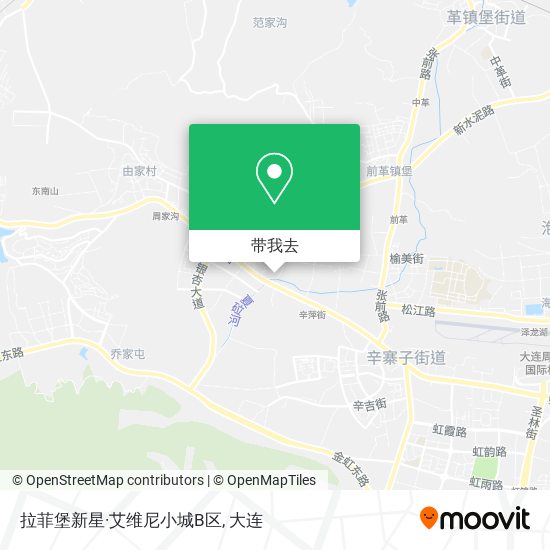 拉菲堡新星·艾维尼小城B区地图