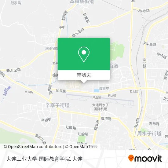 大连工业大学-国际教育学院地图