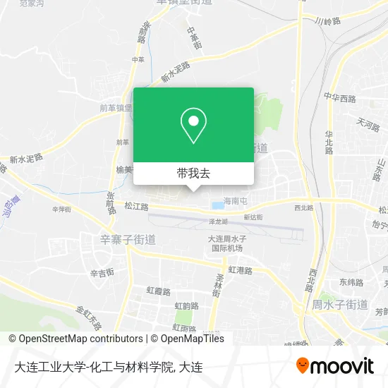 大连工业大学-化工与材料学院地图
