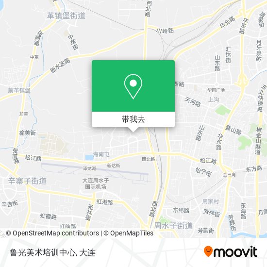 鲁光美术培训中心地图