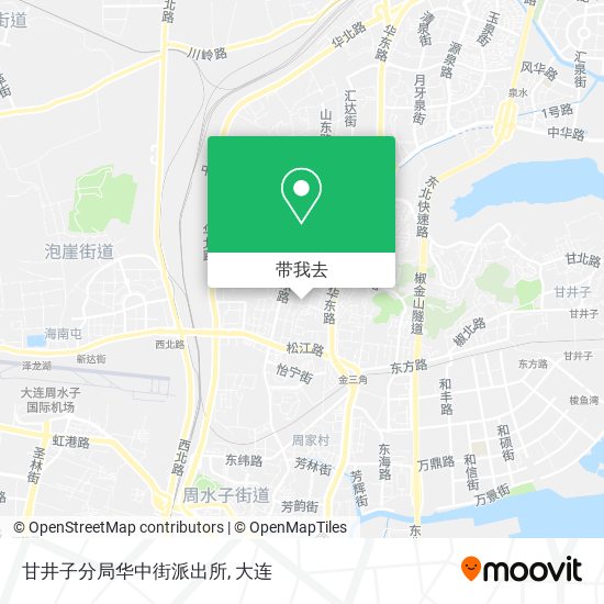 甘井子分局华中街派出所地图