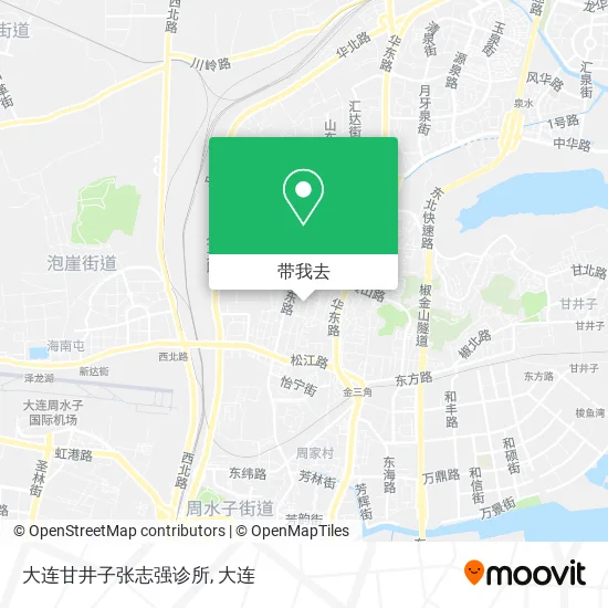 大连甘井子张志强诊所地图