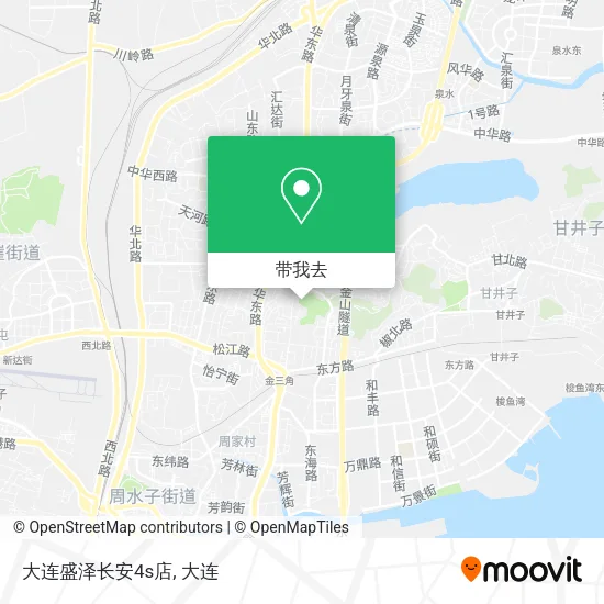 大连盛泽长安4s店地图